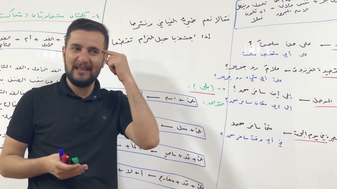 أسلوب الاستفهام/ تكوين (صياغة) الجمل الاستفهامية