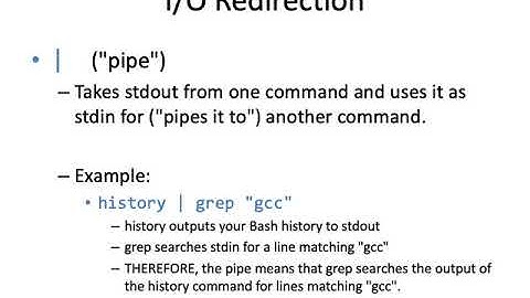 CS-252 - ML02: The BASH Shell