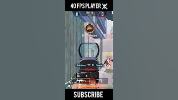 40 Fps player 💀 #bgmishorts #bgmi