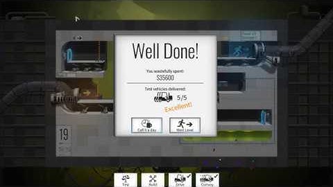 Bridge Constructor Portal Level 19 High Energy Pellet 01- No deaths $36k
