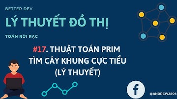 #17  [Lý thuyết đồ thị].Thuật Toán PRIM Tìm Cây Khung Cực Tiểu | Thuật Toán Cây Khung Nhỏ Nhất