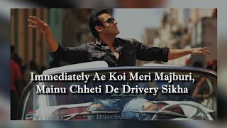 Immediately koi meri majburi । Sagar Di Vohti Lyrics | Chheti De Drivery Sikha। Insta Remix