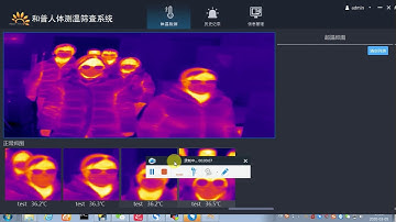 Fever Detection Infrared Thermal Camera for Airport School Crowd