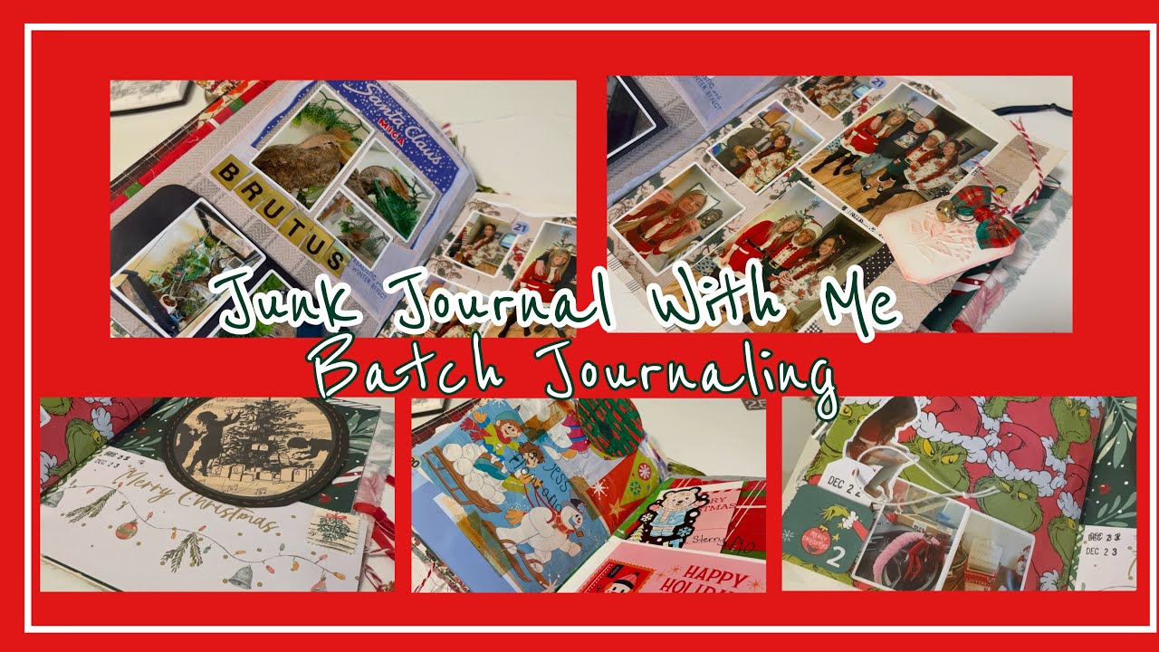 Ведение дневника партиями в моем декабрьском ежедневном журнале — 5 разворотов менее чем за час.