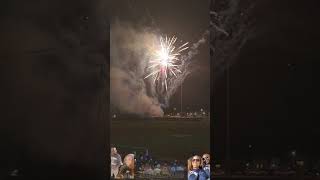 Game Win Fireworks Finale & Cheers