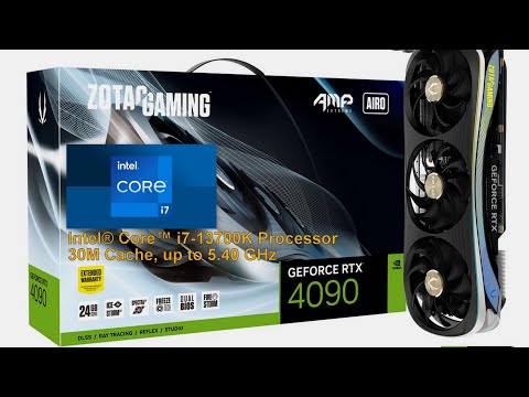 Zotac Gaming AMP Edition RTX 4090 & i7-13700k 4k PC Benchmarks