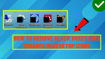 (FIXED) How to remove black boxes On Desktop icons in windows 10/11 | easy fix | 2023