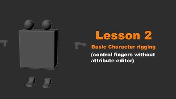 [Maya character rigging tutorial joints and skinning]: Basic character rig 2