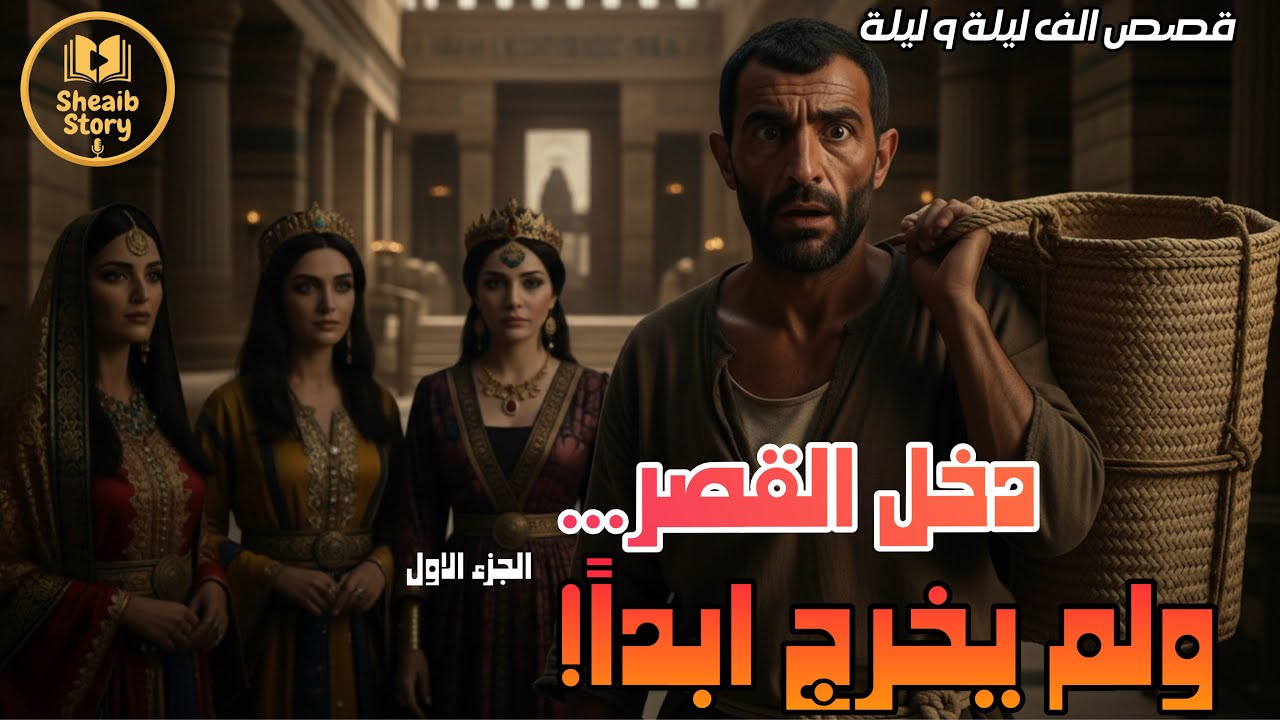 قصة الحمّال والجميلات الثلاث | ماذا يحدث داخل هذا القصر الغامض؟ 😱 | من روائع ألف ليلة وليلة