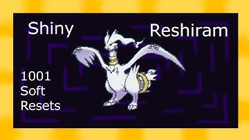 Shiny Reshiram (1001 encounters with no shiny charm)