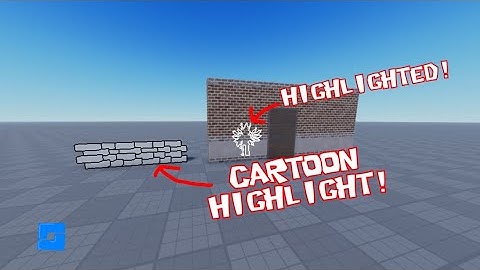 How to make highlighted models in roblox studio!