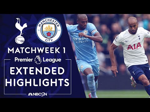 Tottenham v. Manchester City | PREMIER LEAGUE HIGHLIGHTS | 8/15/2021 | NBC Sports