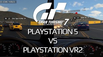 Gran Turismo 7 - PS5 vs PSVR2 Comparison