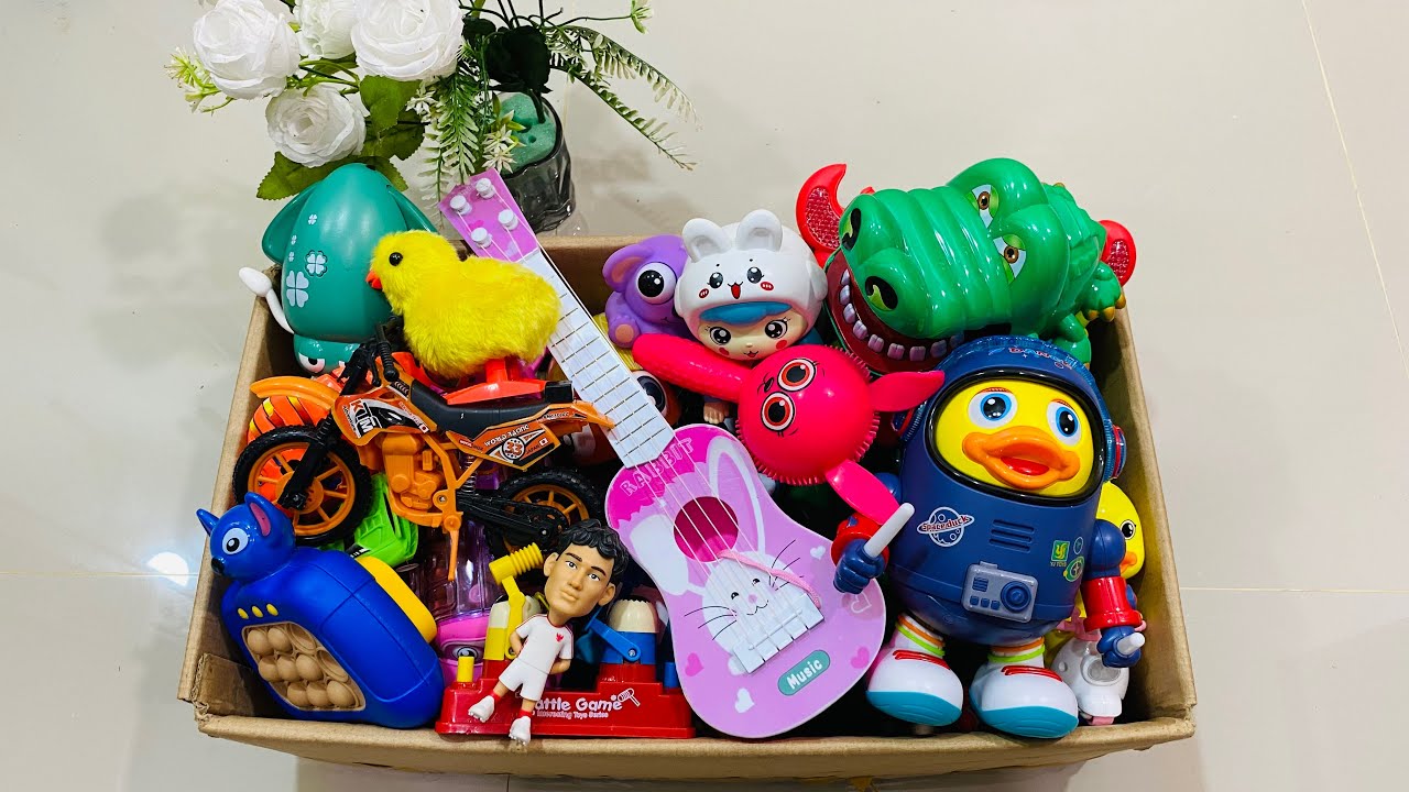 Toy Box ASMR | Satisfying Plastic Tapping & Sorting Sounds (No Talking)