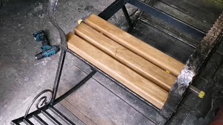 Кресло для релакса из профильной трубы