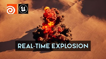 Real Time Explosion - Houdini + Unreal Engine