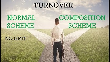 GST : what is  composition scheme and Normal scheme