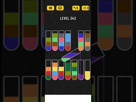 How to do Water sort Puzzle level 343 | Water sort puzzle | Color Sorting Game | Gaming Shortcuts |