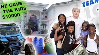 TOOK THE KID'S TO JAKE PAUL'S HOUSE!! ($10,000 PRANK ON KIDS)