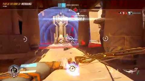 Overwatch Hanzo 5 quintuple kill feat. Zarya