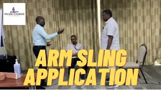 MRCEM OSCE: Arm sling application