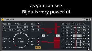 K-Teck Bijou M4L Step Sequencer