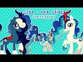 Luna  rain shine  speedpaint theme tall ponies rise 1