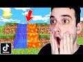 PROBAMOS los TIKTOK más VIRALES de MINECRAFT ¿FUNCIONARAN? - EP32