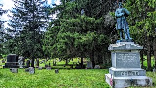 Port Leyden Historical Cemetery US Civil War Graves + Major Koster & 1930 Gould Memorial Chapel