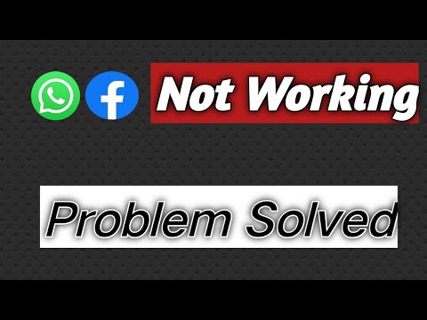 Whatsapp Facebook Not Working Probalm Solved | Amir hattrick tech