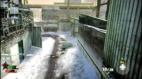 Call of Duty Black Ops Wii Gameplay Online Multiplayer. Sniper Game play!