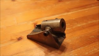 Mini black powder cannon.  Blowing stuff up, how to make homemade canon