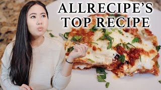 Making The Best Rated + Most Reviewed Recipe On Allrecipes | &quot;World&#39;s Best Lasagna&quot;