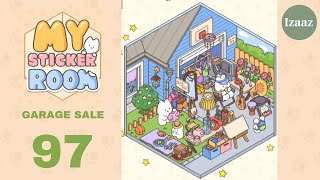 My Sticker Room Decor Game Level 97 Garage Sale Solution Walkthrough