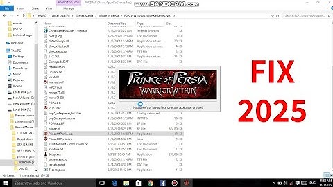 How to fix launching error of prince of persia : warrior within in just 1 minute #fixpop2launcherror