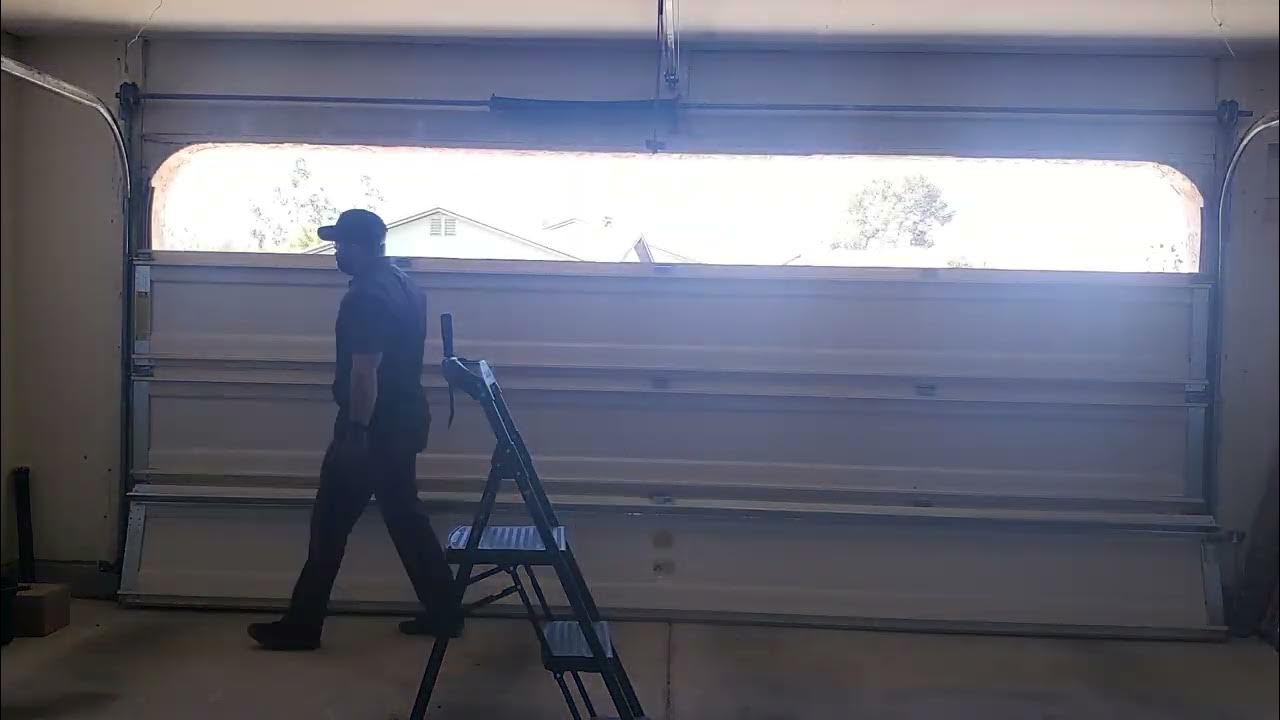 How do you remove a garage door? YouTube