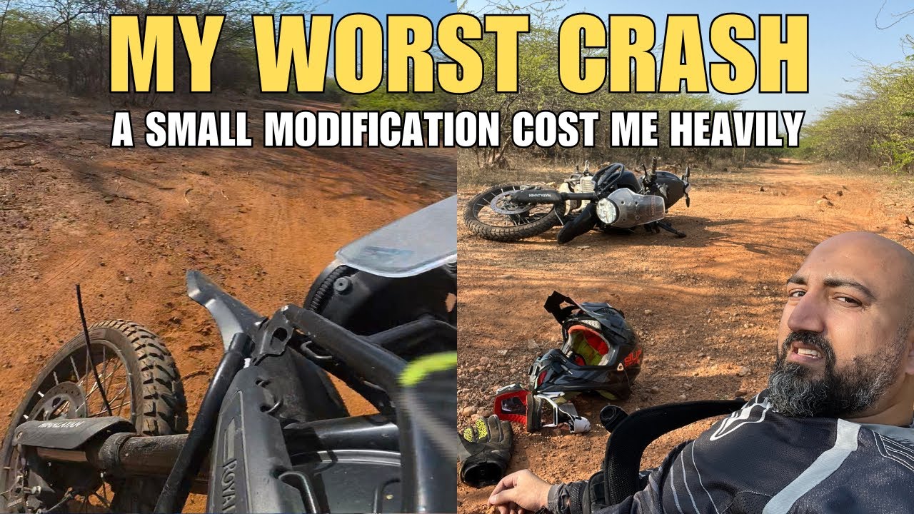 Himalayan 450 Massive Crash POV: Broken Wrist, Elbow, Shoulder, Torn ACL | Why It Happened