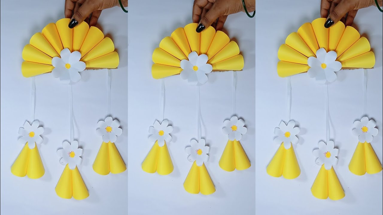 Quick and easy paper Wallhanging homdecor ideas for home decor ideas/paper craft/craft design/diy