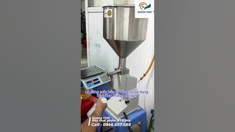 Máy chiết rót nén khí A02/ Quang Vinh tech