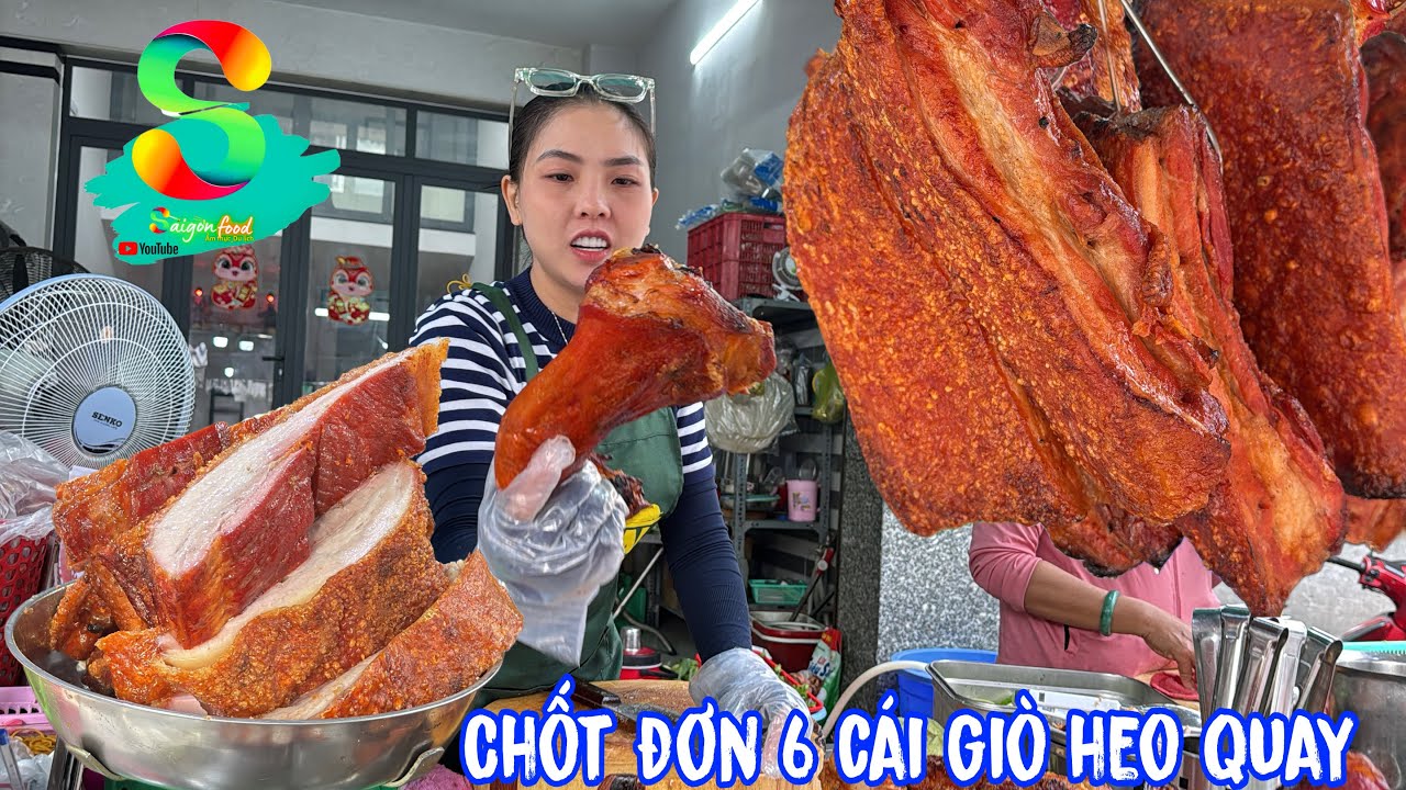 🟢Bất ngờ giò heo quay lên cơn sốt! Khách chốt luôn bill 6 cái về ăn cho đã 