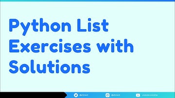 Python List Exercises Problems with Solution for Beginners