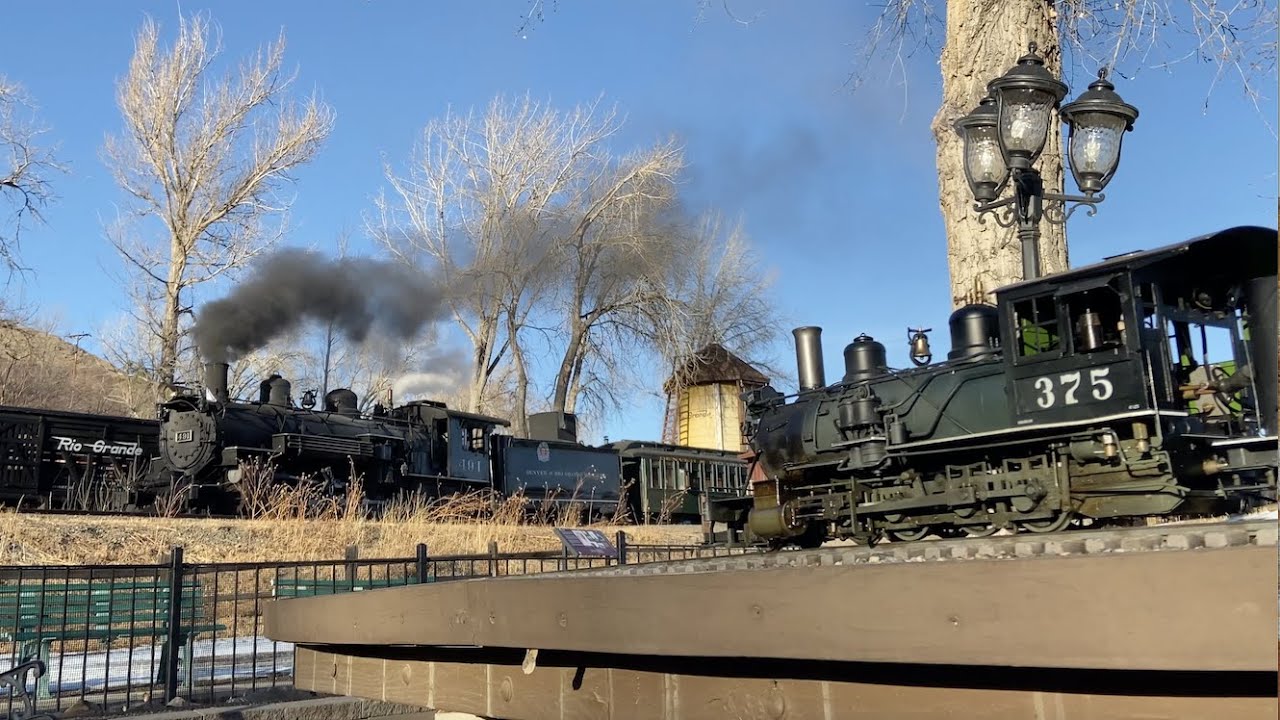 491 Rio Gone Rio Grande 491 Passes a G Scale Live Steam C25 - YouTube