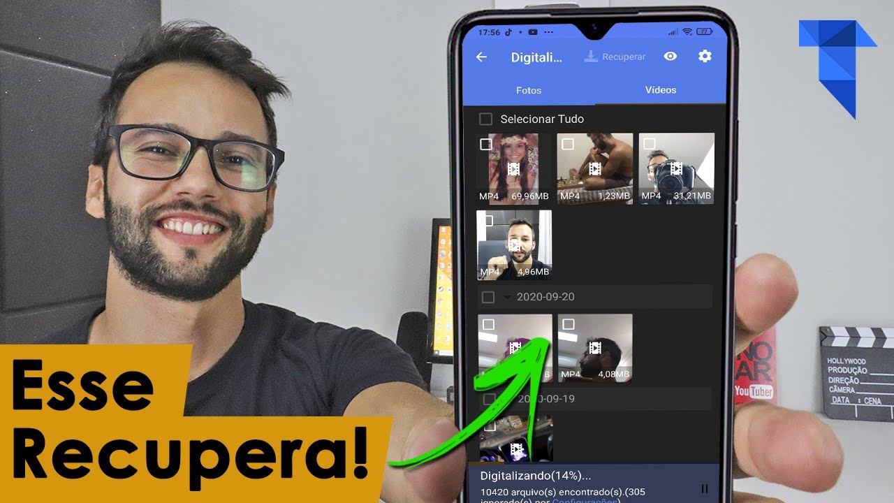 Melhor Forma de Recuperar Vídeos Apagados do Celular - TutorialTec - YouTube