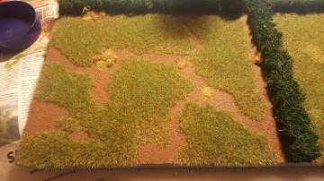 Terrain Tutorial - Adding Static Grass to your wargaming board