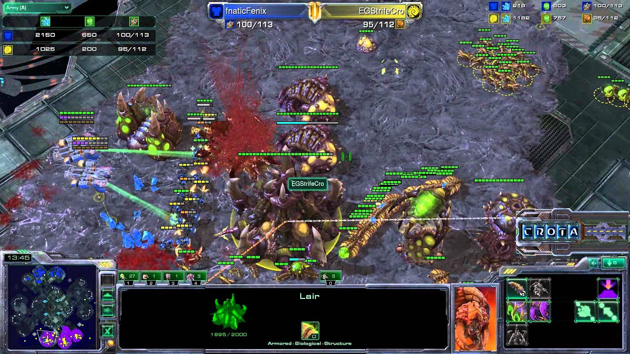 Fnatic Fenix (T) EG StrifeCro (Z) - G3 - on Terminus SE - SC847