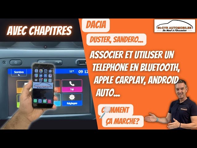 Autoradio Apple Carplay pour Dacia Sandero Duster 