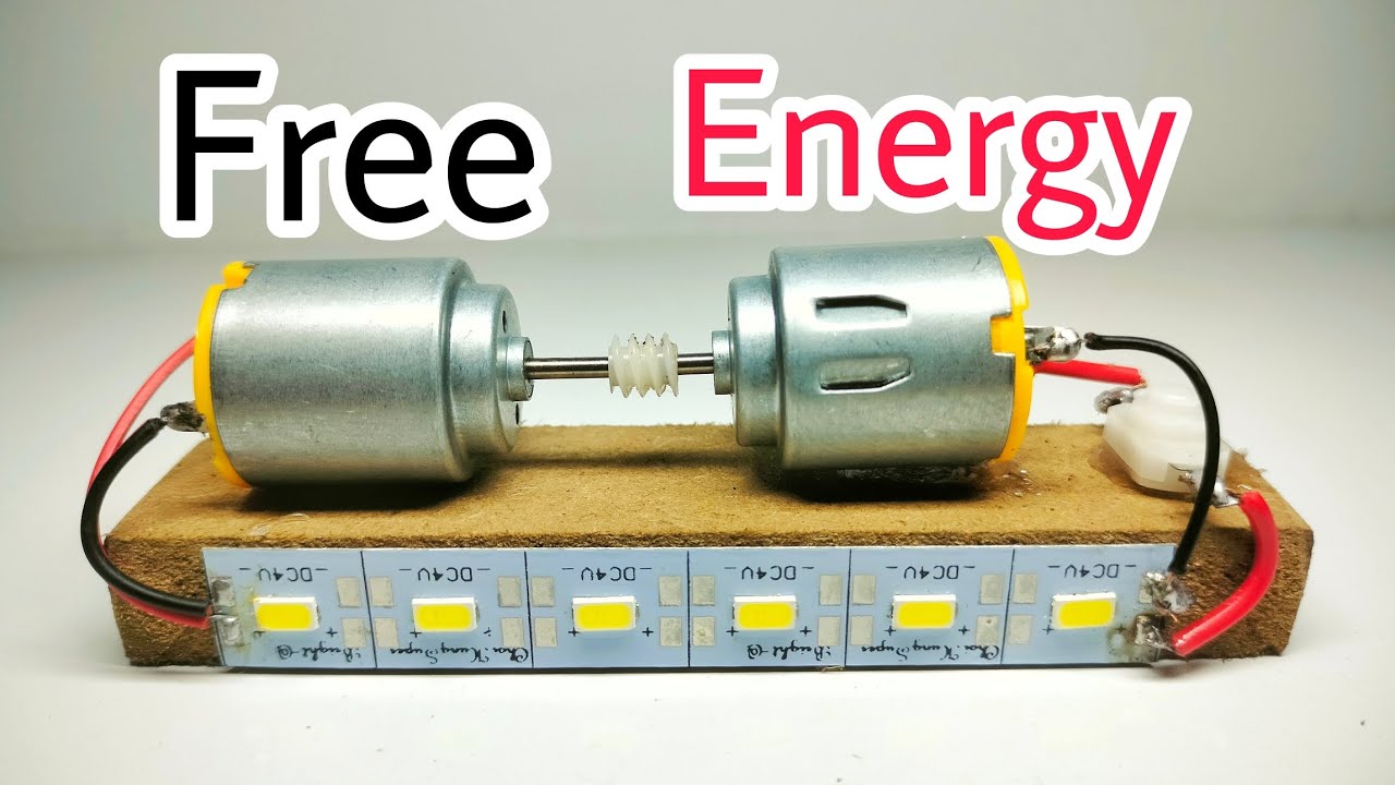 How to make free energy generator with dc motor - YouTube