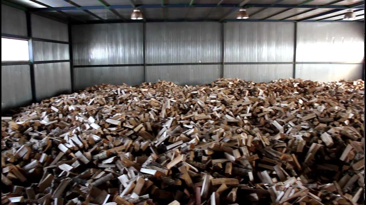 dry firewood (ready for packing), March 2012 - YouTube