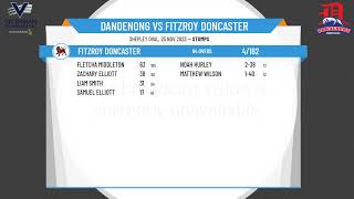 Victorian Premier Cricket - Kookaburra Men's Firsts - Rd5 - Dandenong v Fitzroy Doncaster - Day 1
