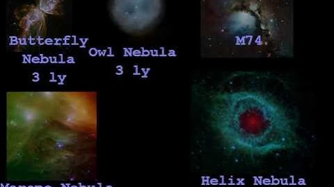Nebula and Globular Cluster Size Comparison